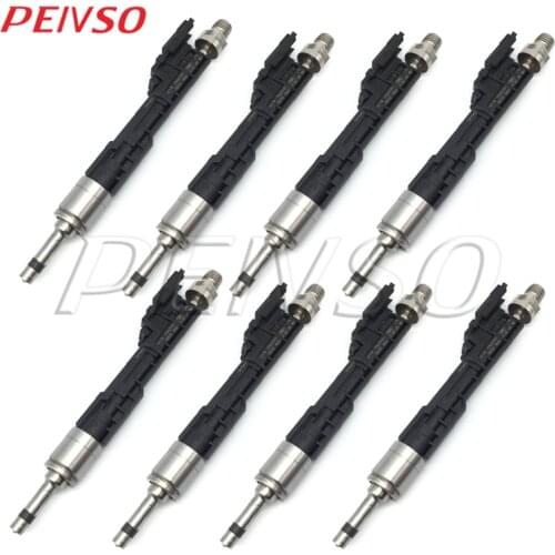 8x 13647645956 0261500186 62818 FJ640 Fuel Injector For BMW 550I 650I 750I M5 M6 X5 X6 4.4L V8 Turbocharged