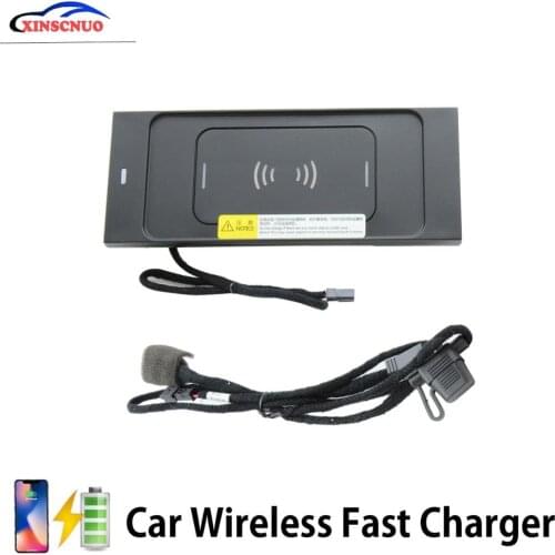 Vehicle Wireless Charger For Volvo XC60/S90/XC90/V90 2015-2018 Fast Charging Module Wireless Onboard Car Charging Pad