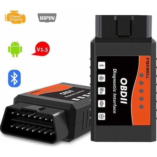 FW601 Univers OBD2 ELM327 Bluetooth V1.5 PIC18F25K80 ODB 2 Car Code Reader Scanner OBDII ODB2 ODB II Scan Tool ELM 327 V 1.5 New