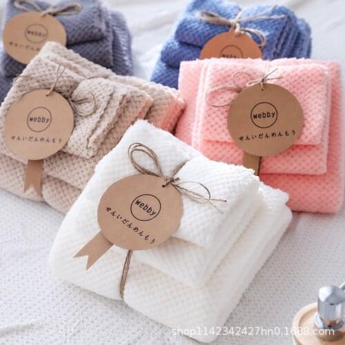 90x160cm Larger Bath Towel Set Coral Fleece Absorbent Non-linting Bath Towel Quick-drying Towel Adult Wrapped Chest Bath Towel