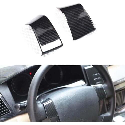 For Toyota Reiz 2005-2009 Car Steering Wheel Decoration Bezel Cover Stickers Interior Auto Car Accessories Styling