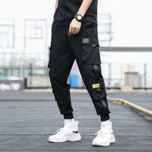 2021 Joggers Men Pants Cargo Streetwear Hip Hop Casual Pockets Track Pants Male Harajuku Fashion Trousers Pants For Male
