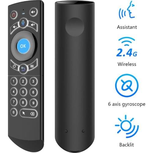 G21 Pro Gyro Smart Voice Remote Control IR Learning 2.4G Wireless Fly Air Mouse for X96 Mini H96 MAX X99 Android TV Box vs G21