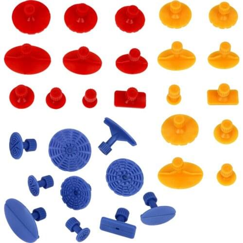 Car Repair Tool Auto Body Dent Paintless Repair 10pcs/set Paint Dent Repair Tool Auto PDR Tool kit Dent Puller Plastic Glue Tabs