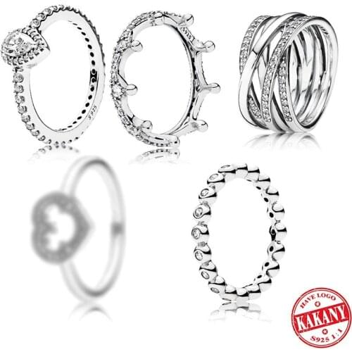 Женские серебряные кольца Kakany China At AliExpress