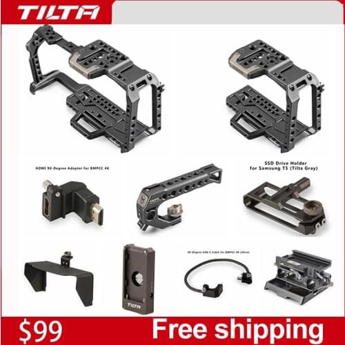 Tilta BMPCC Cage Camera Cage for Blackmagic Pocket Cinema Camera For Blackmagic to Mount Microphone Monitor LED Light