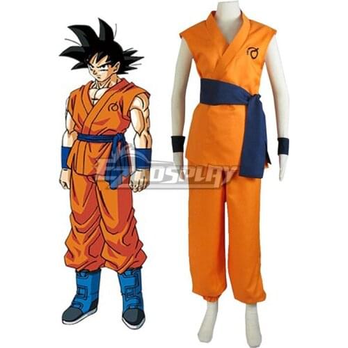 DBS Son Goku Kakarot Anime Cosplay Costume Martial Arts Outfit
