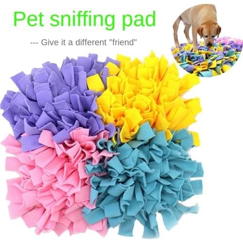 Dog Sniff Pad Leak Food Educational Toys Pet Anti Break Home Mat Anti Choking Blanket Cat Plush Training