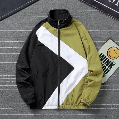 2020 Zip Up Men Jacket Spring Autumn Fashion Brand Slim Fit Coats Male Casual Baseball Bomber Jacket Mens Overcoat Plus Size 4XL