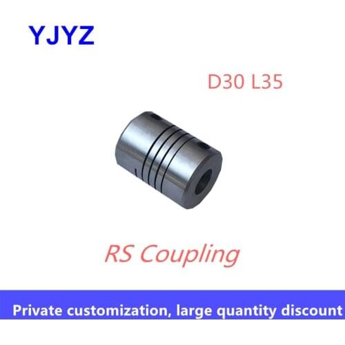 RS aluminum alloy coupling winding elastic coupler D30 L35 motor screw 3d printer accessories