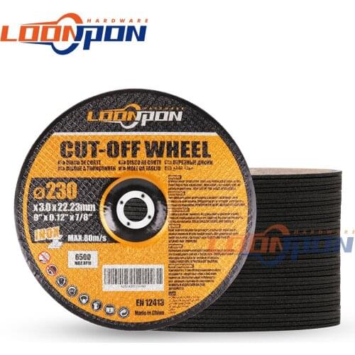 230mm Resin Cutting Disc Grinding Metal Wheel Cut Off Blade for Angle Grinder Metal & Stainless Cymbal Type Grinding Disc 1-5pcs