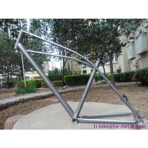 Titanium Cruiser Bike Frame Custom Titanium Newsboy Bicycle Frames XACD High Quality Titanium Cruiser Bike Frame