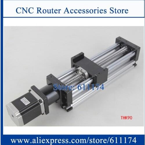 SFU1605 ball screw effective stroke L-400mm linear motion module, sliding table Motion system with Nema23 stepper motor