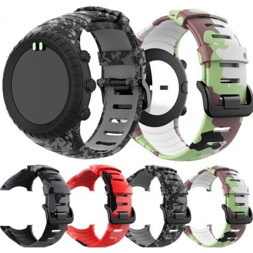 TPU Silicone Watch Strap For Suunto Core Watchband Outdoors Sports Smart Watch Replacement Bracelet Wristband for Suunto Core