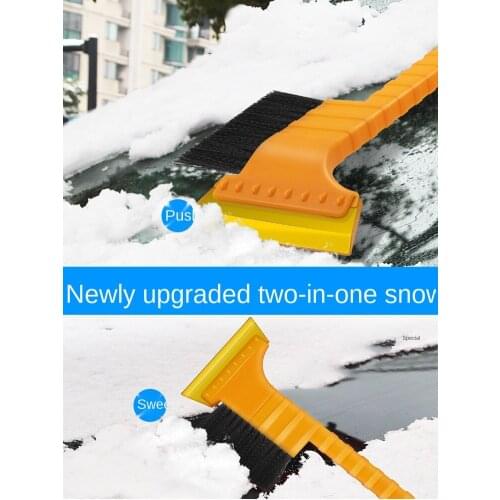 Car Ice Scraper Windshield Ice Breaker Quick Clean Glass Brush Snow Remover TPU Tool Auto Window Winter Snow Brush Shovel