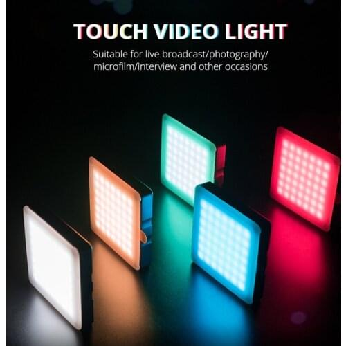 LED49 DSLR LED Video Light On Camera Photo Studio Lighting Hot Shoe LED Vlog Fill Light Lamp for Smartphone DSLR SLR Camera