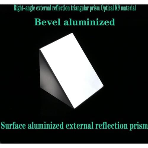 60X60X60mm Right Angle Prism Reflecting Customized Miniature Rhomb Lens Processing Optical Components External Reflecting