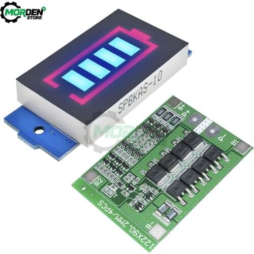 3S 25A Li-ion Lithium Battery 18650 Charger BMS Indicator 3S Capacity Charger Battery Protection Circuit Board For Drill Motor