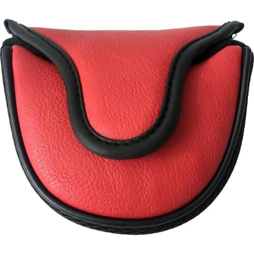 Mallet Putter Cover with Hook & Loop Closure 2 Ball Headcover Club Protector