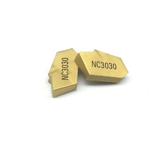 10PCS SP400 NC3030 grooving carbide inserts SP400 lathe cutter turning tool Parting and grooving tool Parting off