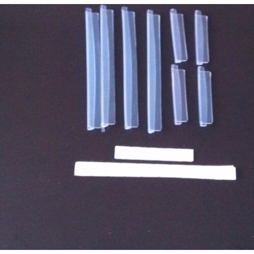 8Pcs/set Car Slim Door Guard Anti-rub Edge Protection Strip Scratch Protector Crash Bar For Universal use