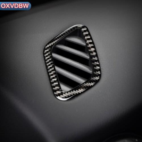 Carbon Fiber Dashboard Air Outlet Frame Auto Sticker Car Styling For mercedes A Class 2013-2018 CLA 2014-2018 GLA 2015-2018