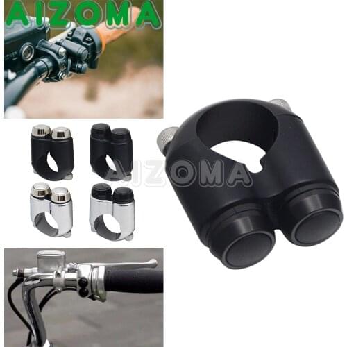 For Harley Dyna Solftail Motorcycle Switches Handlebar Mount Switch Turn Signal Light Horn ON OFF Push Button Control 22mm/25mm