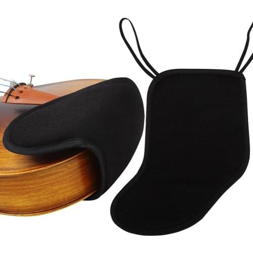 Handmade Breathable 4/4-4/3 Violin Fiddle Shoulder Support Pad Velvet Cloth Pad Velvet Cloth