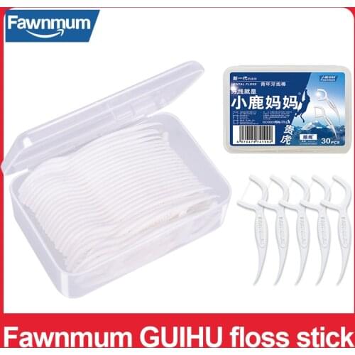 Fawnmum Oral Hygiene 30pcs Plastic Toothpicks Hollow-carved Design Dental Cleaning For Teeth Dentistry Tool Dental Floss Picks