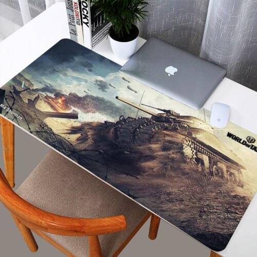 World Of Tanks 400*900*2mm Thickness Gaming Mousepad Large Durable Washable Rubber Mice Pad Keyboard Desk Mat Home MousePad