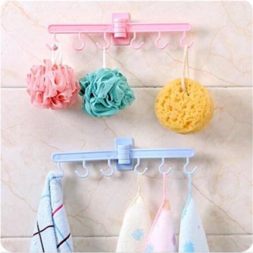 Kitchen Wall Cabinet Hook Kitchen Storage Strong Sticky Hook Ceiling Hook Clothe Rack Without Holes Wall Rails Plastic