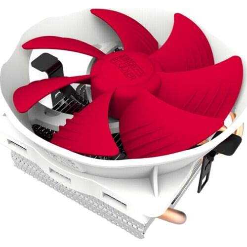 Pccooler V4 V6 4 Heatpipe Push-Down CPU Cooler 120mm Fan Mute PWM For Intel 1150/1151/1155/1200 desktop AMD AM4 12cm Silent Fan