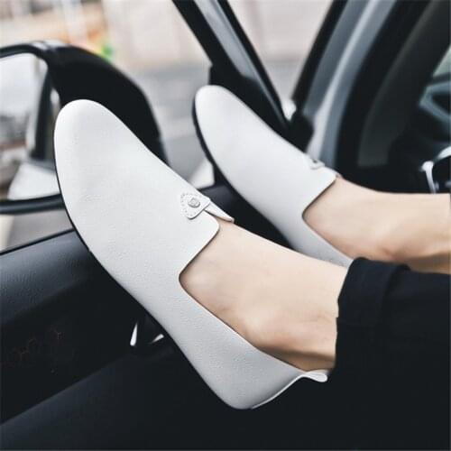 Driving Shoes Men Flats Walking Men Loafers Octopus Casual Shoes Soft Lace-Up Man Footwear new Sneakers 2021 Pu Leather Shoes