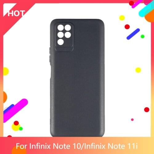 Note 10 Case Matte Soft Silicone TPU Back Cover For Infinix Note 10 Phone Case Slim shockproof