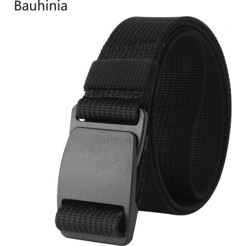 2021 New Mens 120*3.8cm Thick Fashion Canvas Belt Simple Design Soft/Comfortable Jeans Belt 4 Colors Available