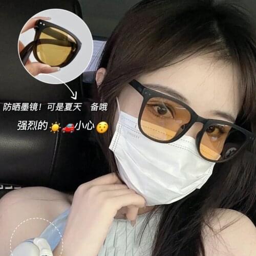 New arrival 2021 folding sunglasses women men yellow pink black leopard oval sun glasses retro rectangle oculos de sol feminino