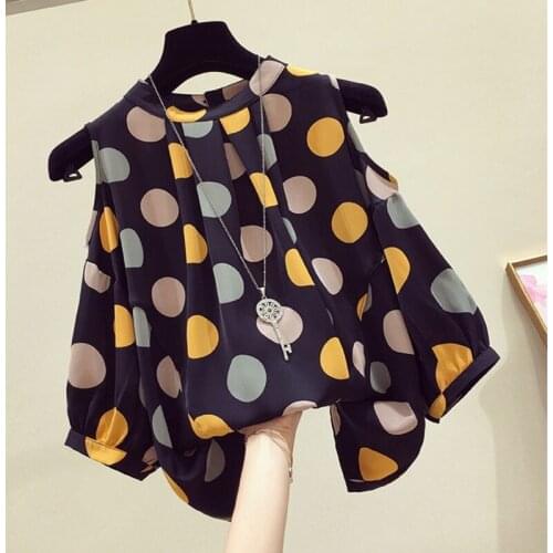 Tracyen Polka Dot Blouses