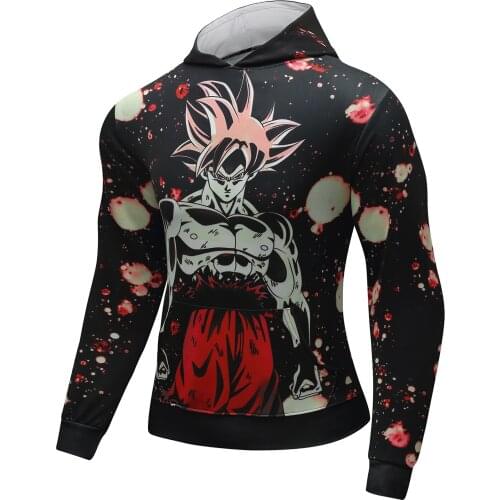 Factory Custom Latest Printed Polyester Men Sweatshirt Hoodies Pullover