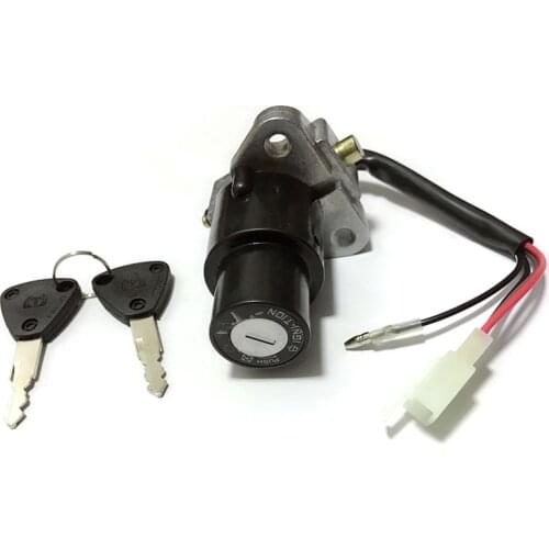 1set Motorcycle Ignition Switch Lock Assembly 3pin 2 Keys Fit for for DT125 R/TZR250/XT350/XT600