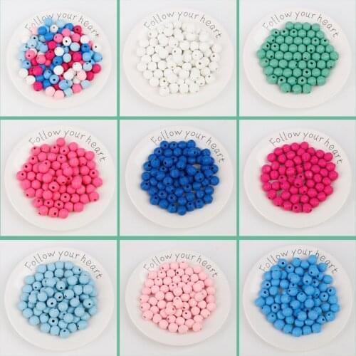 DIY 10-400pcs Thread Beehive Wooden Beads For Jewelry Making Crafts Kids Toys Teething Spacer Beading Beads