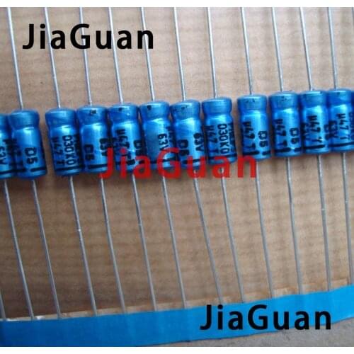 25PCS PH BC 030KO 63V 0.47UF 5X10MM Axial Electrolytic 474 KO030 0.47UF63V 474/63V KO 030 (small DAC mill) PH030