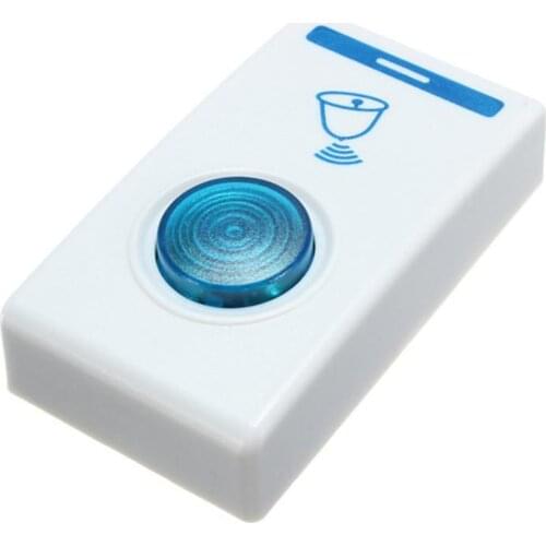 32 Chimes LED Cordless Doorbell Household Garden Gate Transmitter + Receiver