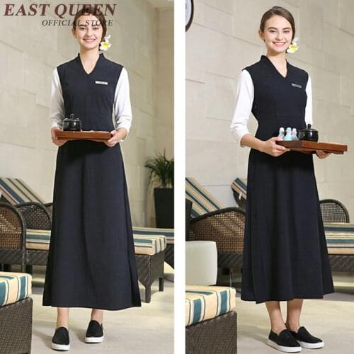 Spa uniform spa accessories salon accessories beauty salon uniforms waitress costume nurses accessories for hospital AA3067 Y