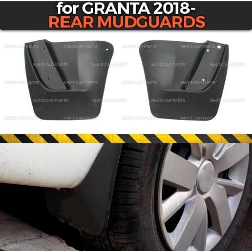 Mudguards for Lada Granta FL 2018- on rear wheels trim accessories mud flaps broad splash guards mud car styling tuning