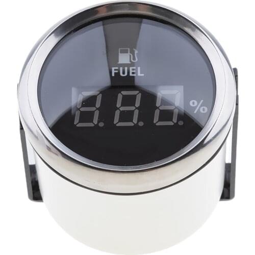 2 " Digital Fuel Level Gauge LED Display 12V with Fuel Level