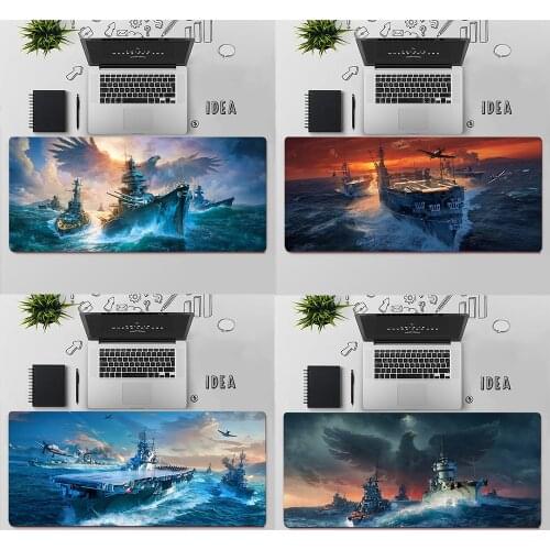 Gaming Mouse Pad Large Mouse Pad PC Gamer Computer Mouse Mat Big Mousepad Keyboard Desk Mat World of Warships XXL mause pad