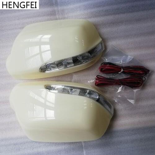Modified car accessories Hengfei Mirror cover with LED turn signal lamp For Mazda 3 6 M3 M6 Rear view mirror shell
