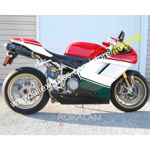 Motorcycles For Ducati 2007 2008 2009 2010 2011 848 1098 1098S 1198 07 08 09 10 11 ABS Fairing Kit (Injection Molding)