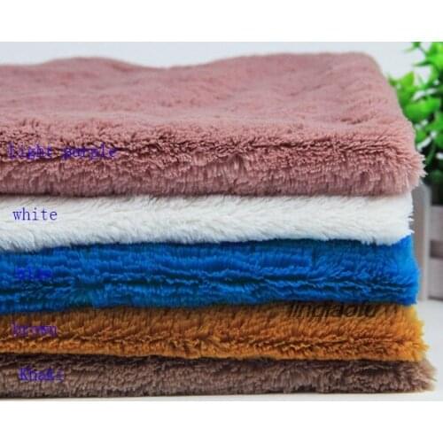 Dyeing South Korea PV velvet brush flower clothing home toy sofa fabric