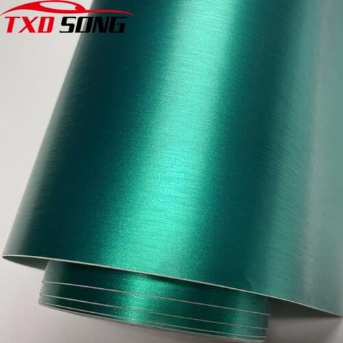Premium matte chrome Brushed Metallic tiffany blue Vinyl Wrap Film with Air Release DIY Styling Car Wrapping Sticker
